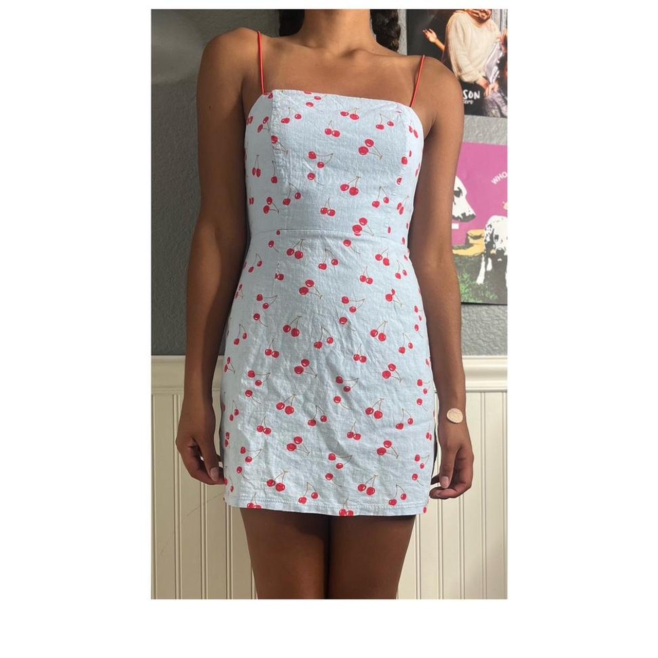 Cherry dress clearance urban outfitters