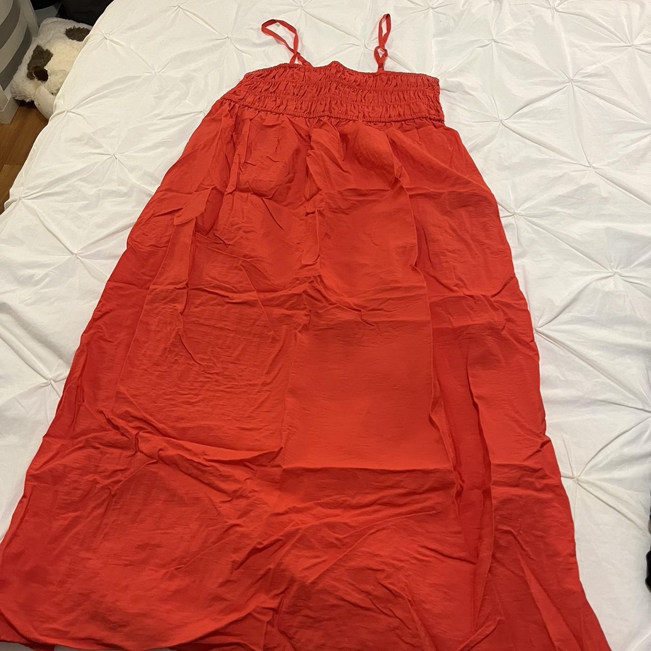 Target red maxi dress Size M Worn once - Depop