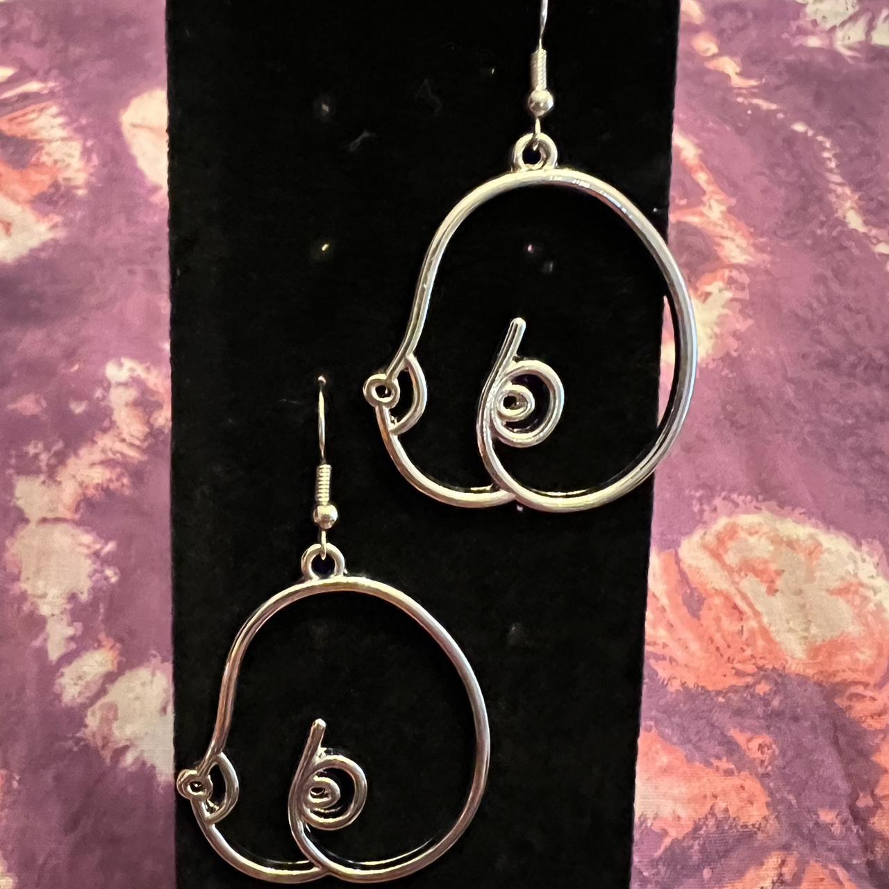 Boobies earrings 💕 (medium size, I also have a - Depop