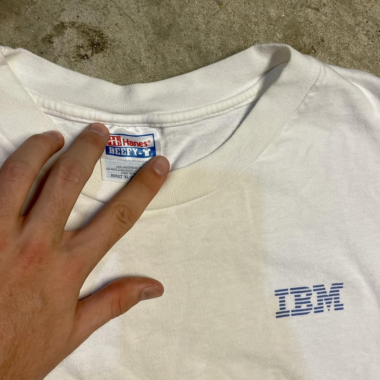 Vintage IBM Tee - Crazy Back Graphic - Hanes...