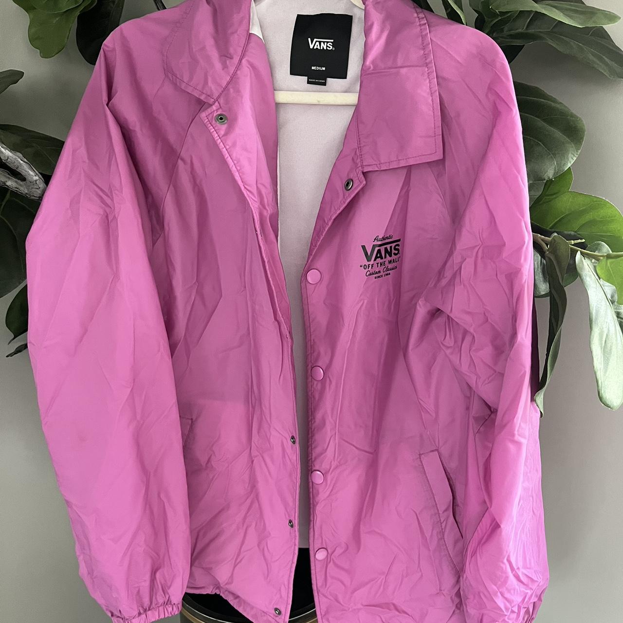 Vans Women's Pink and Purple Jacket | Depop