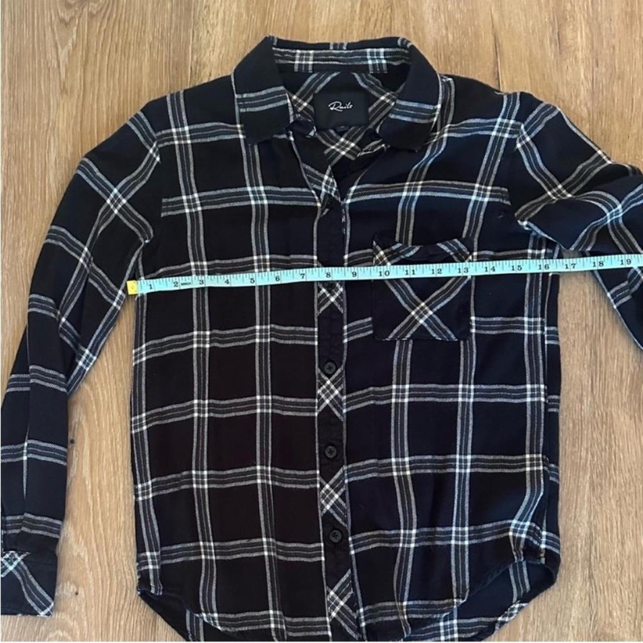 Rails Women's Blouse - Black/Navy - XS – Rails Hu… - image 3