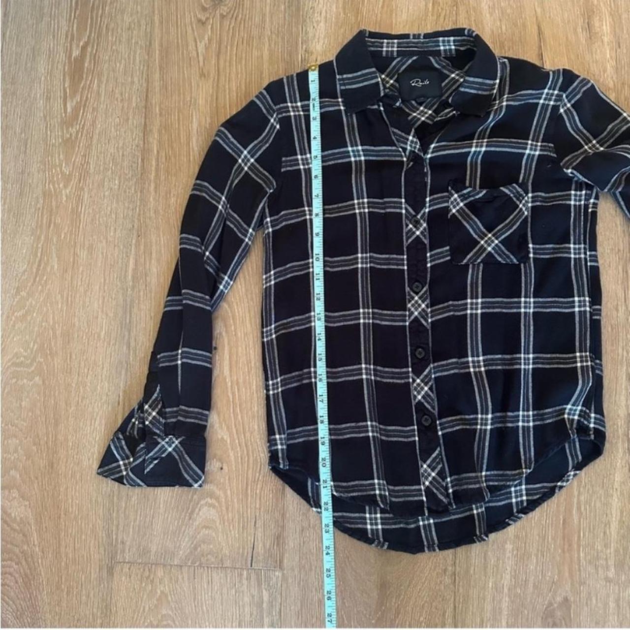 Rails Women's Blouse - Black/Navy - XS – Rails Hu… - image 5