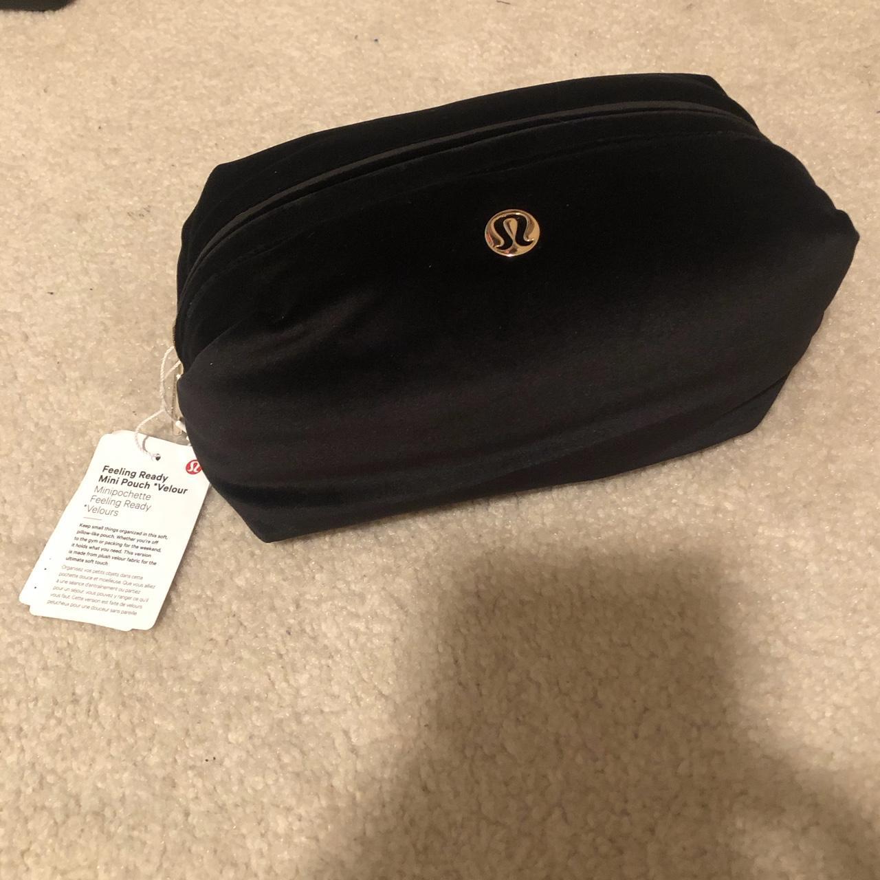 Lululemon feeling ready mini pouch *velour STILL HAS... - Depop