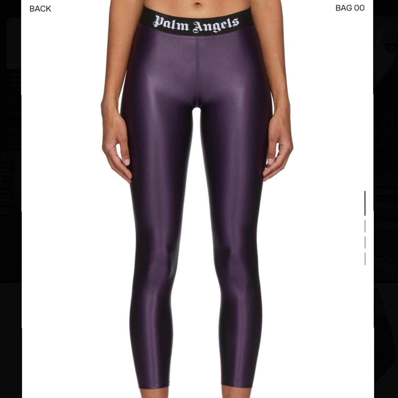 Purple Palm Angels leggings in perfect condition