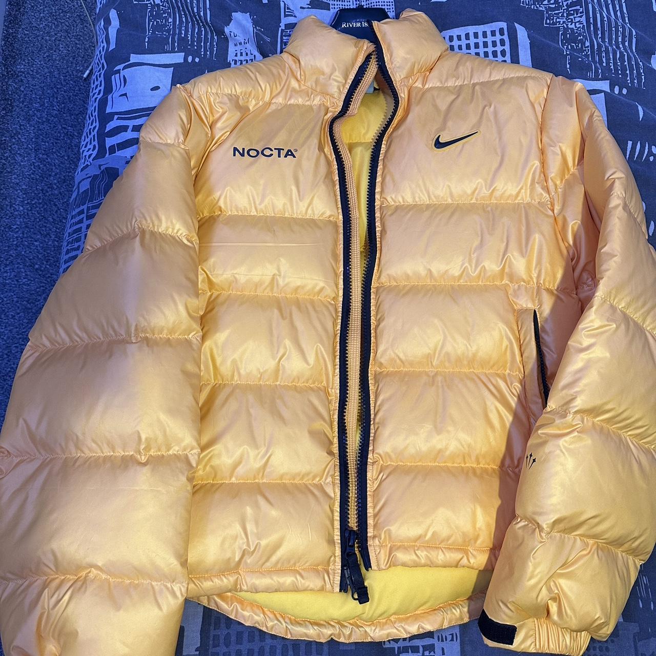 nike nocta yellow puffer