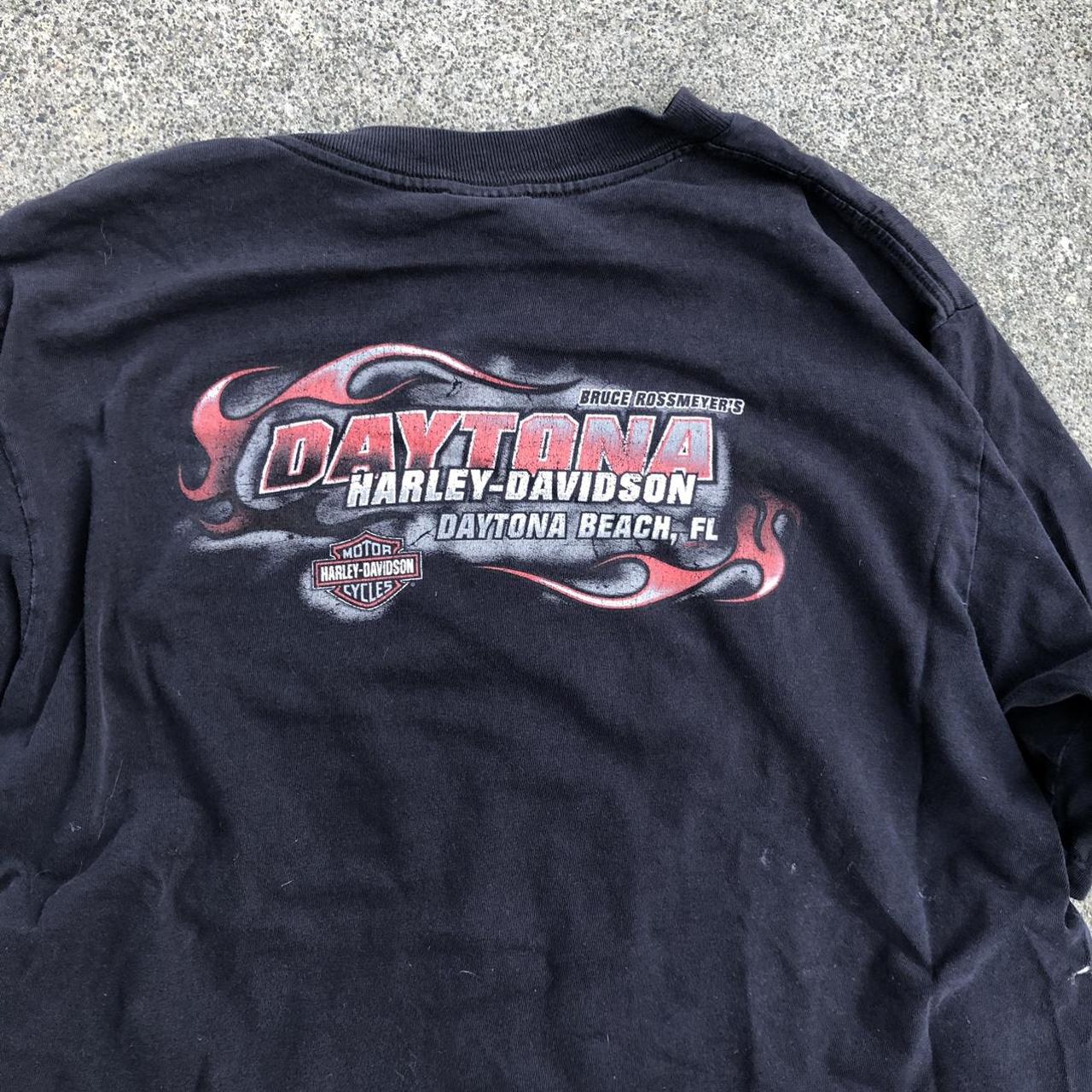 Vintage Harley Davidson Daytona Tee , Red and Black...