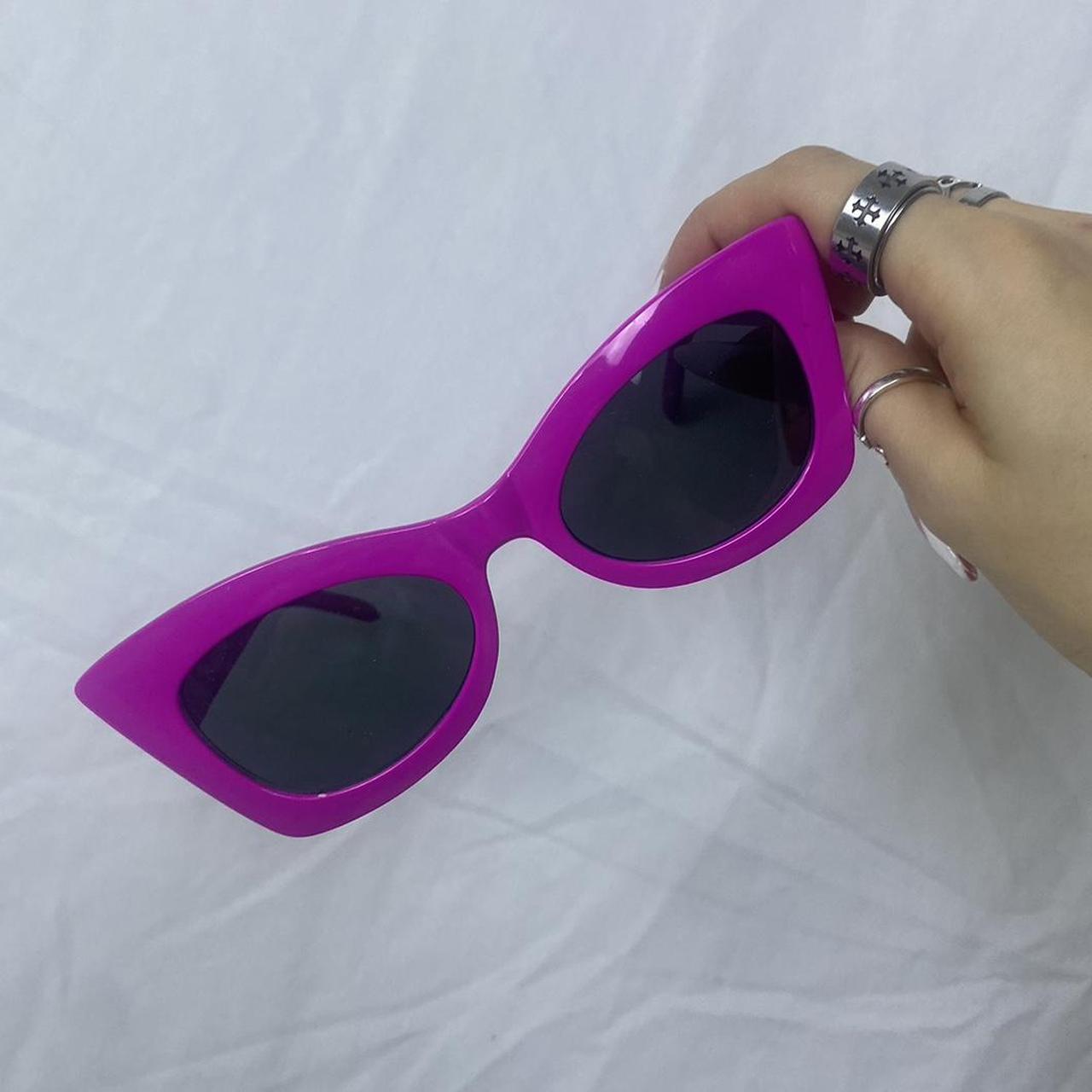 Womens Pink Sunglasses Depop 