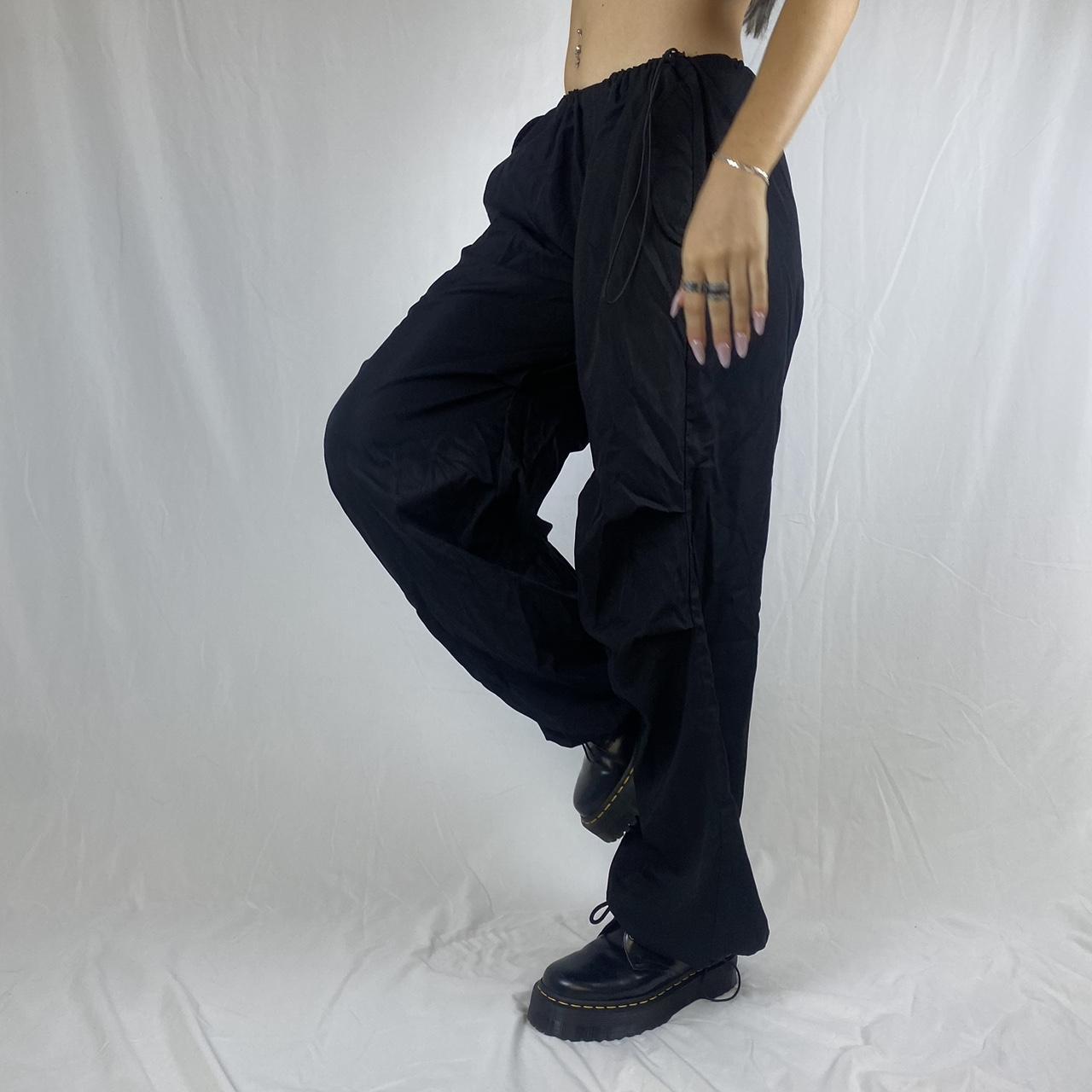 Y2K Parachute Cargo Pants