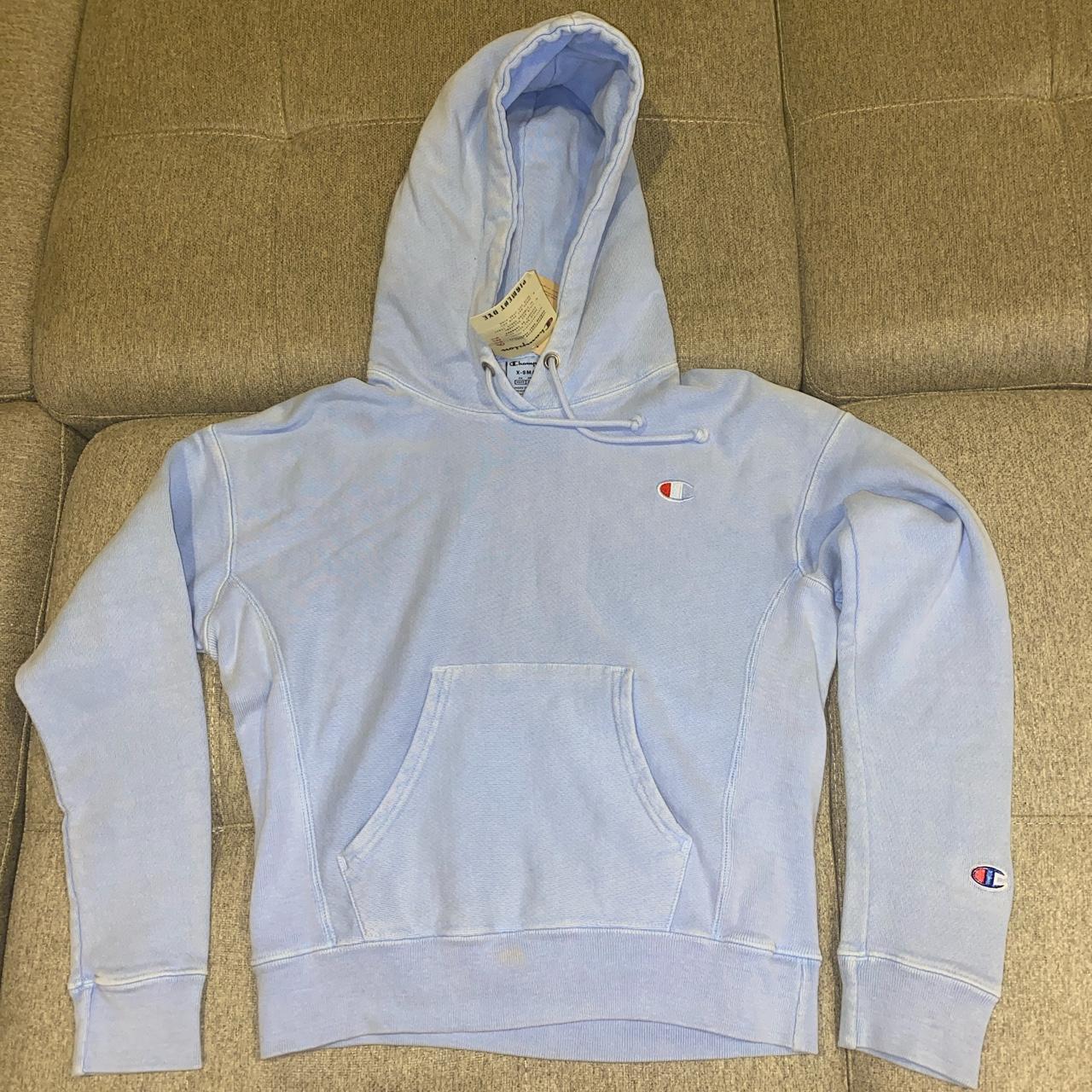 Champion hoodie hot sale sky blue