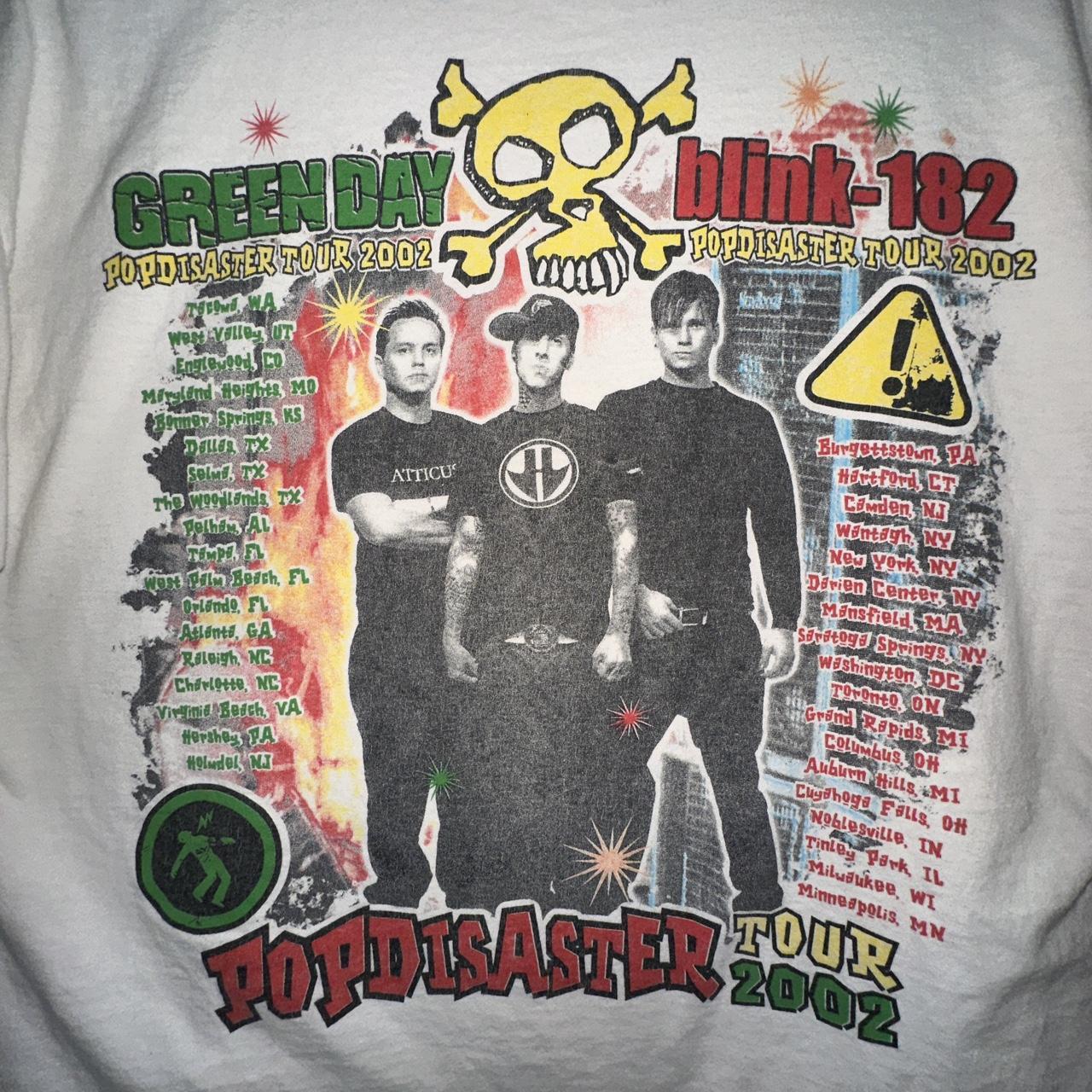 RARE VINTAGE Y2K GREEN DAY ‘POP DISASTER TOUR 2002’...