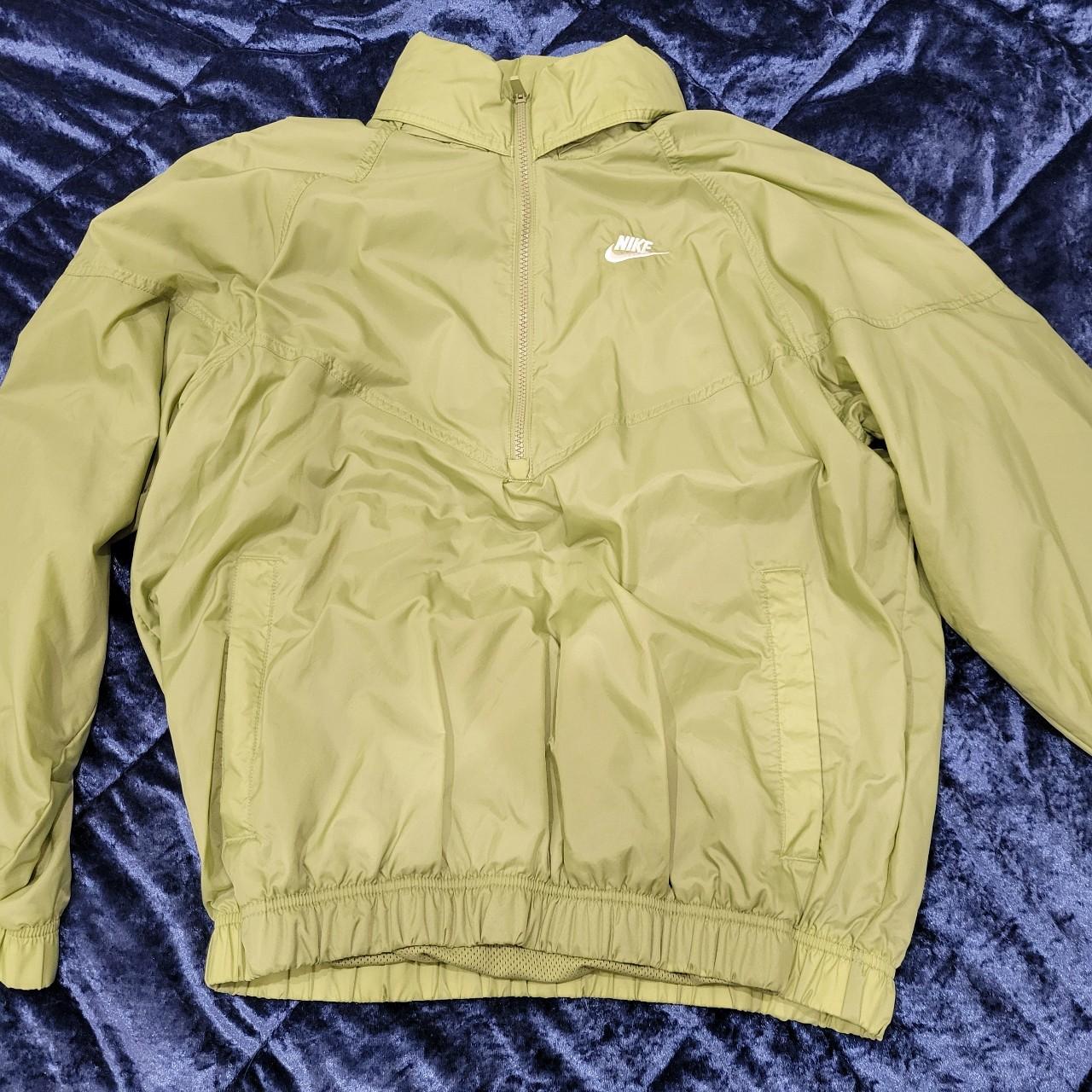 Nike windbreaker half zip best sale