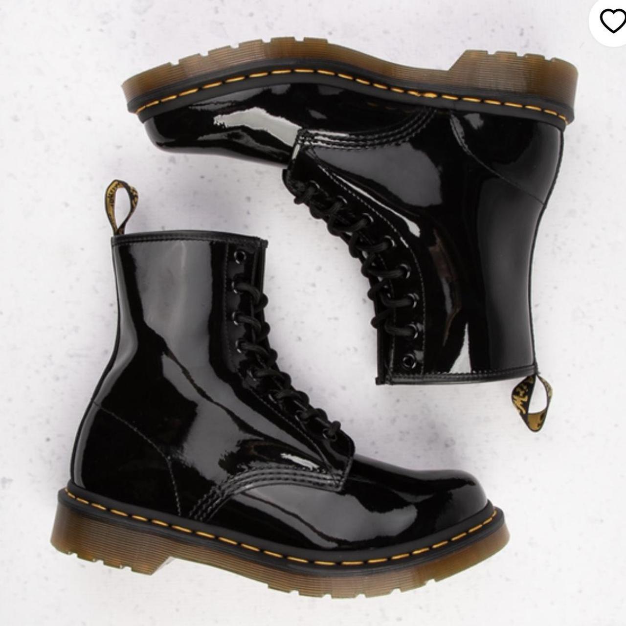 Doc martens sales boots shiny