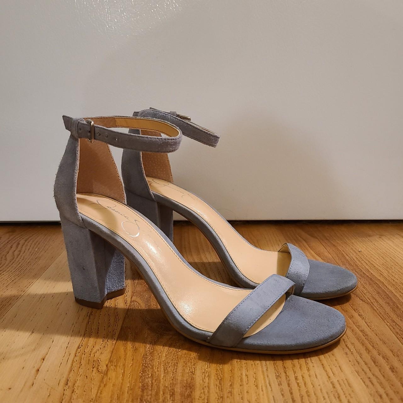 Jessica simpson store blue suede heels