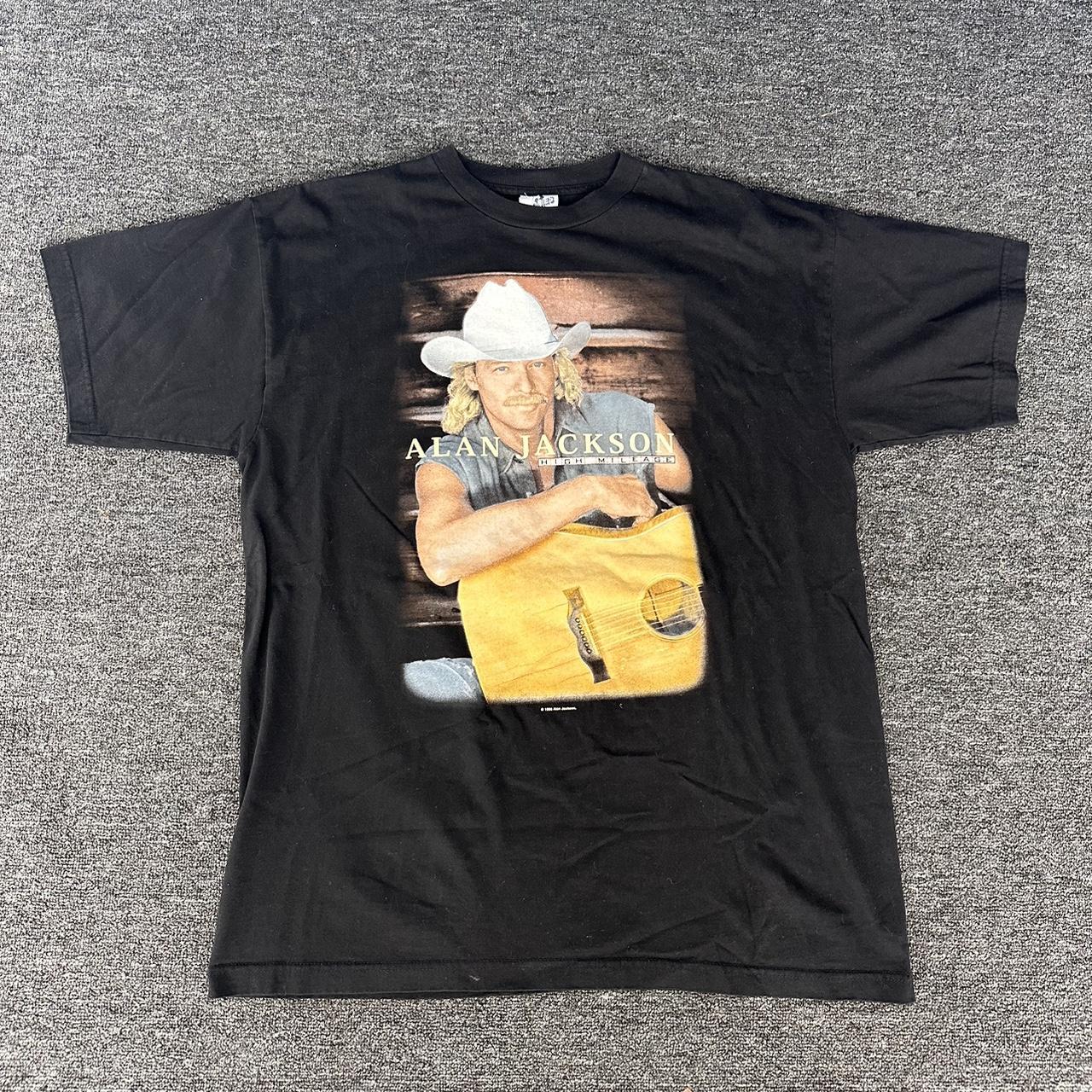 Vintage Alan Jackson Tour Tee From 1998 The goat... - Depop