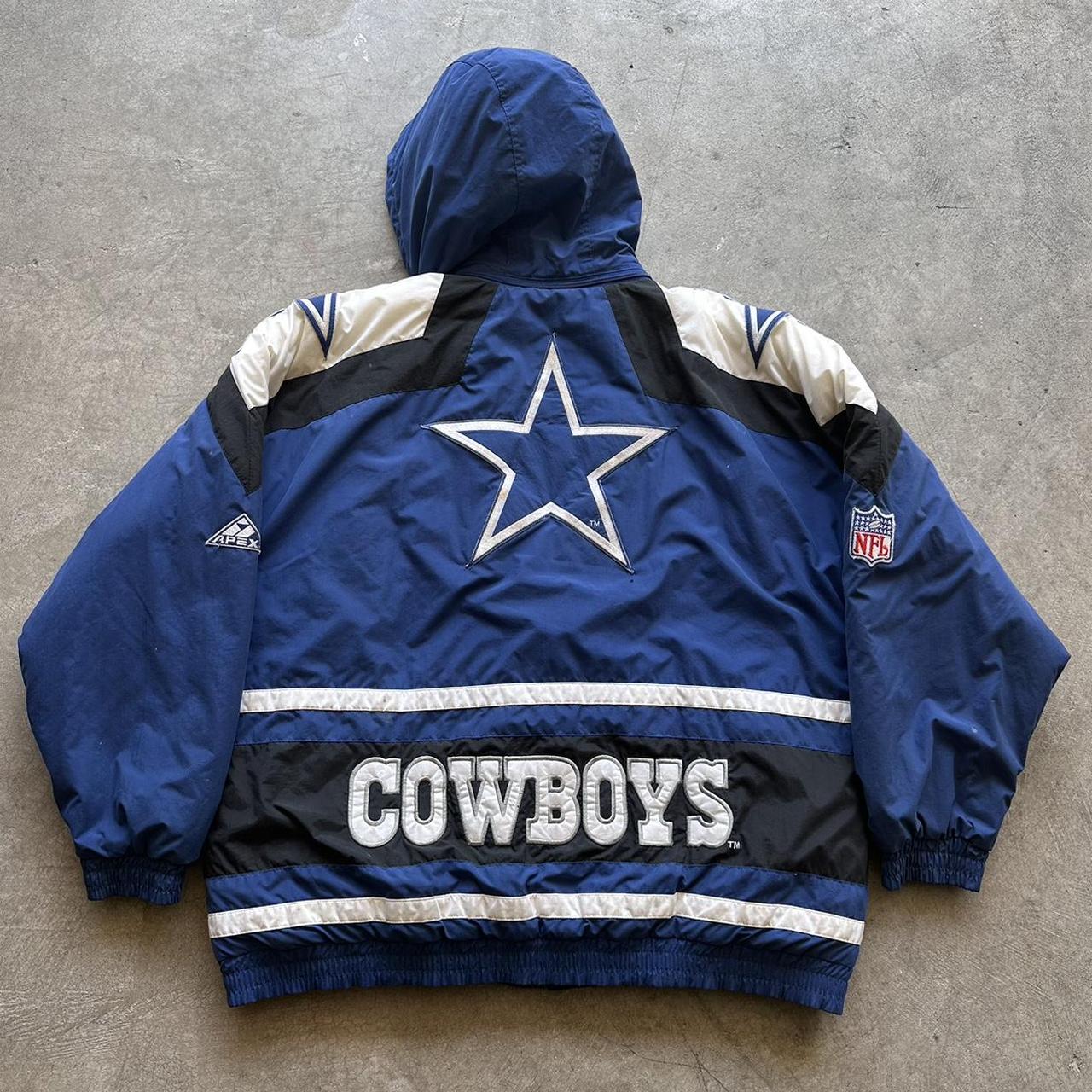 Vintage 90s NFL Dallas Cowboys Apex One Pro-line - Depop