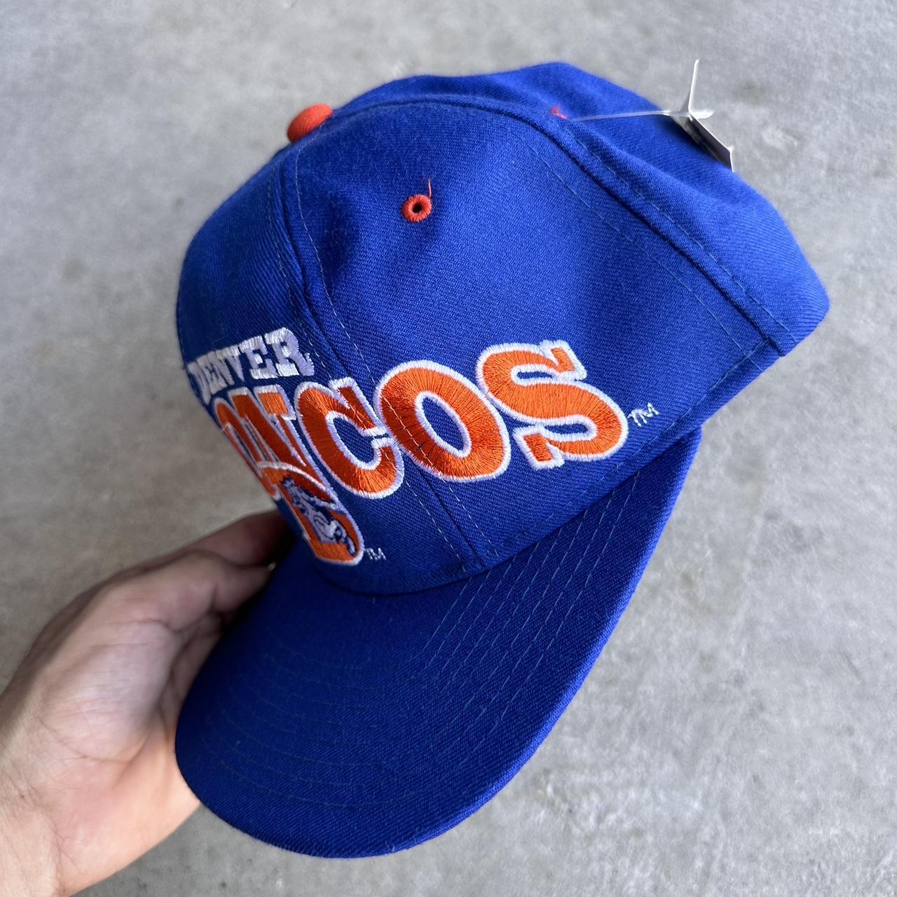 Vintage 90s Denver Broncos embroidered sharktooth - Depop