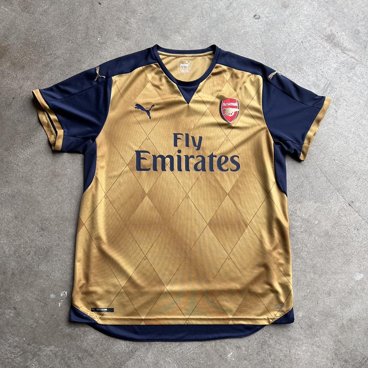 PUMA ARSENAL 2016 AWAY GOLD JERSEY