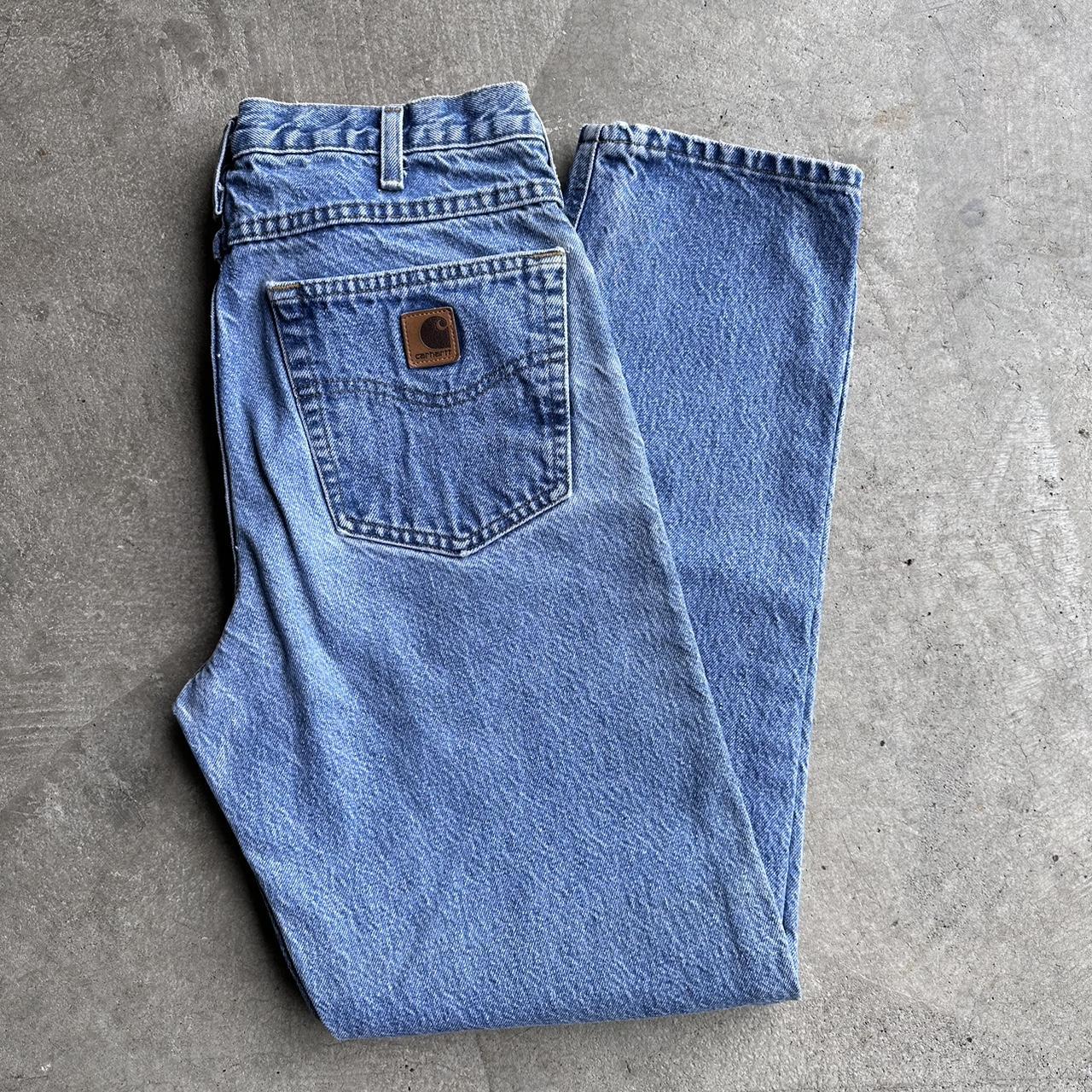 Vintage Carhartt Work Denim Pants Good carhartt... Depop