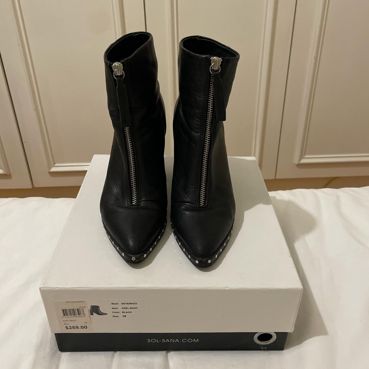 Sol sana axel hot sale block heel boots