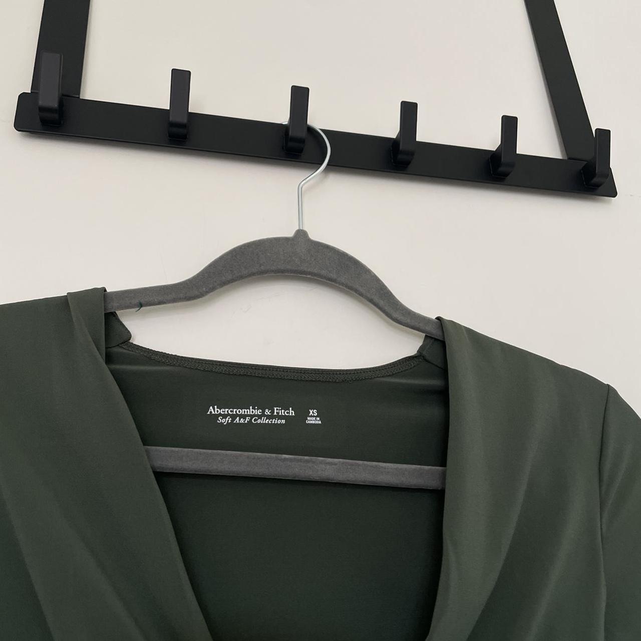 Dark green Abercombie & Fitch bodysuit Size xs - Depop