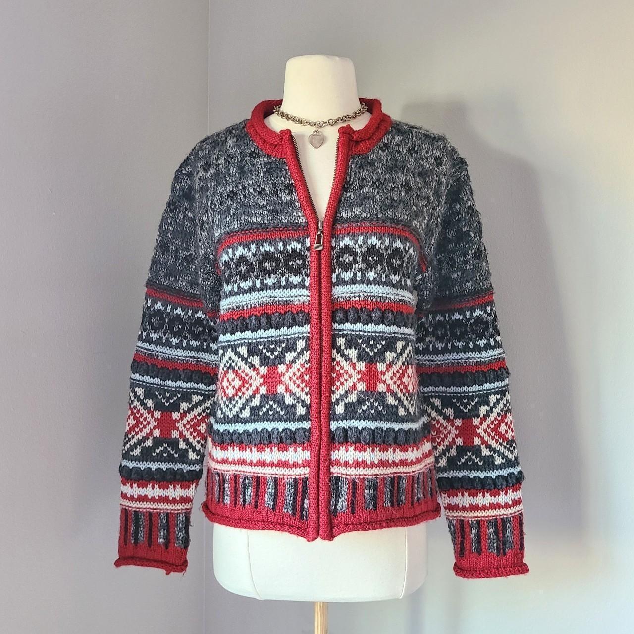 Ll bean outlet fair isle cardigan