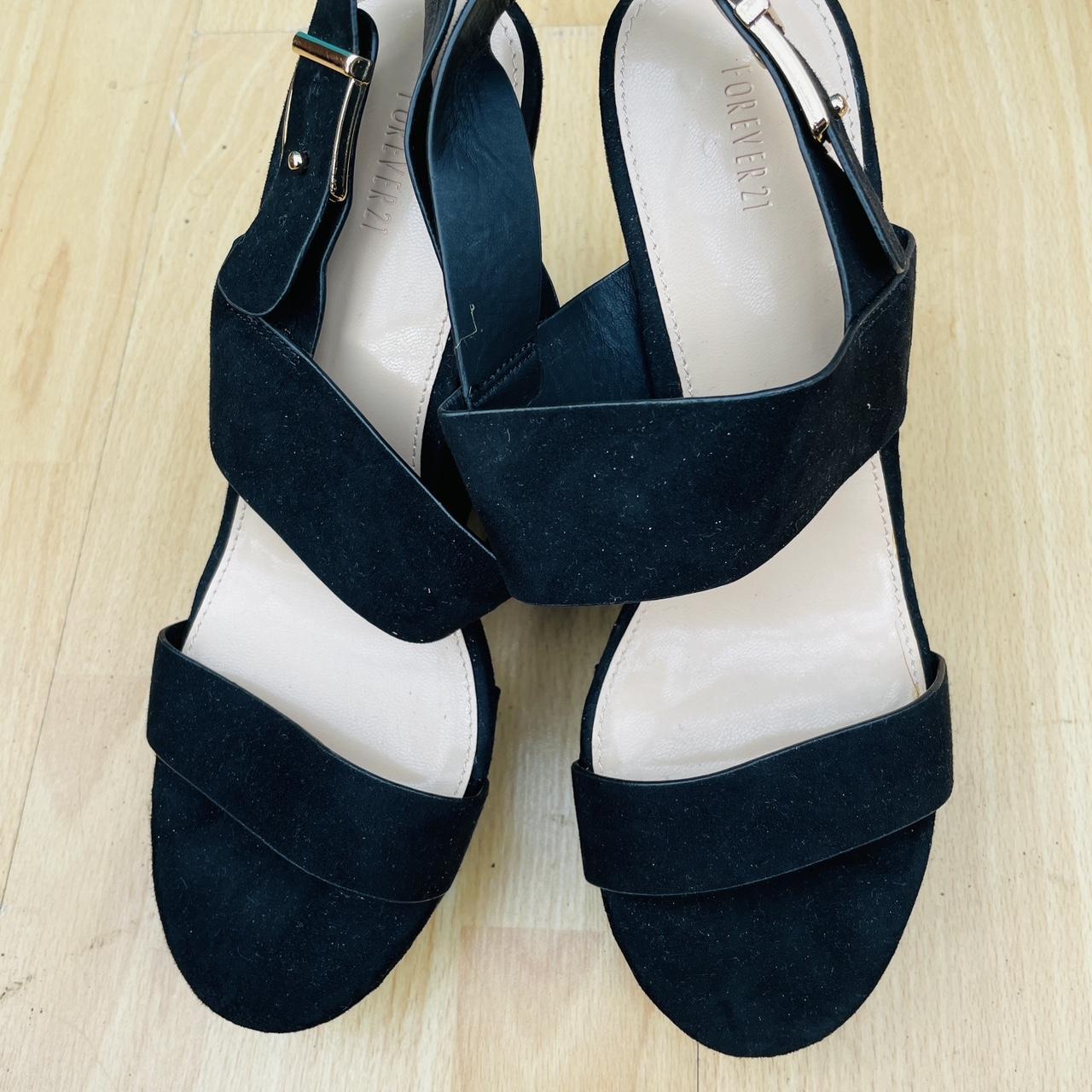 Forever 21 platform open sandals. As new, size 5.... - Depop