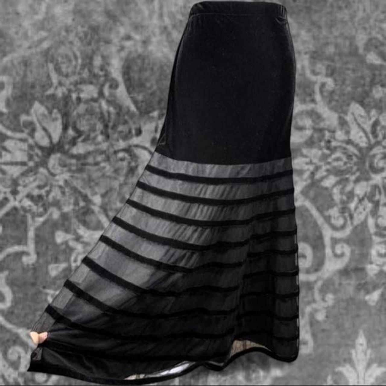 Js collections women's black skirt