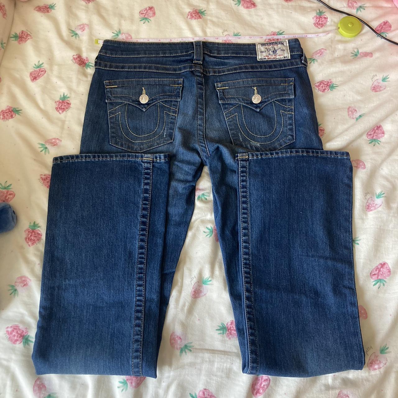 true religion vintage jeans, repop bc they're too... - Depop