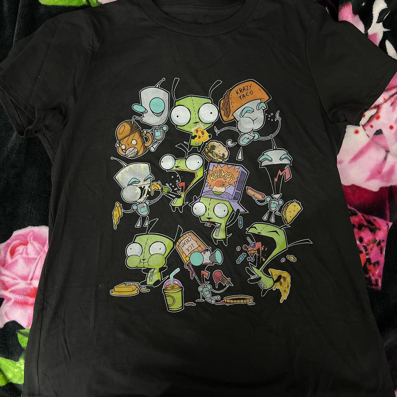 Invader Zim Invader Zim Tee from 2022 Only worn... - Depop