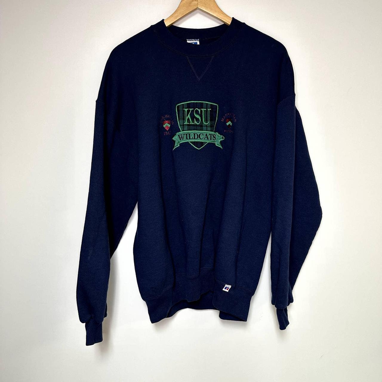 Vintage KSU K-State Russell Sweatshirt Wildcats Made... - Depop