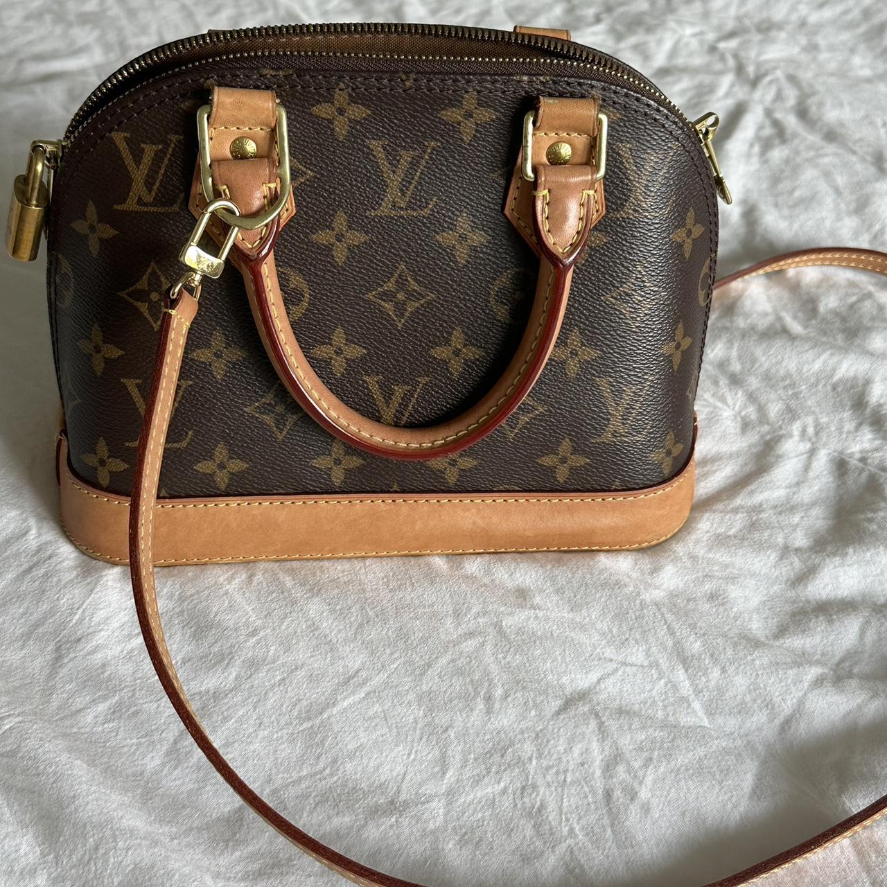 ❌SOLD❌ Authentic Louis Vuitton Alma PM with scarf. - Depop