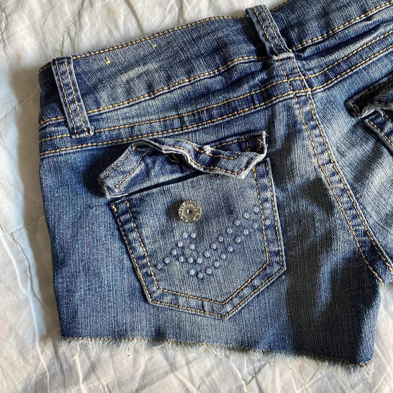 Denim shorts-y2k - Depop