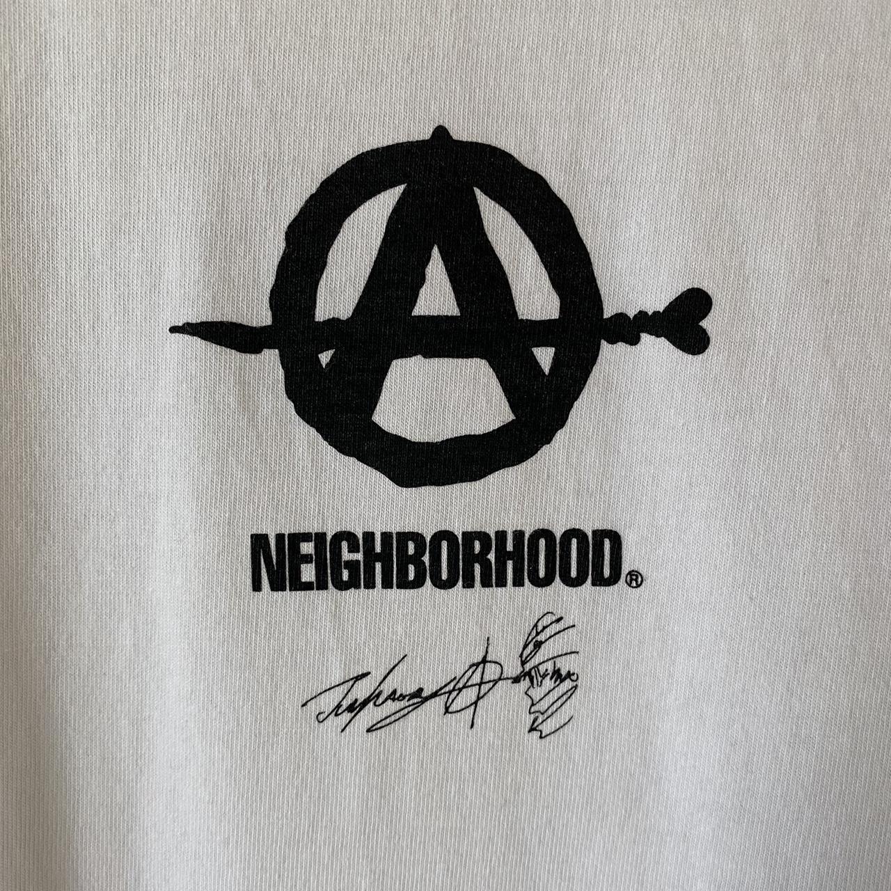 Neighborhood Men's White and Purple T-shirt (3)