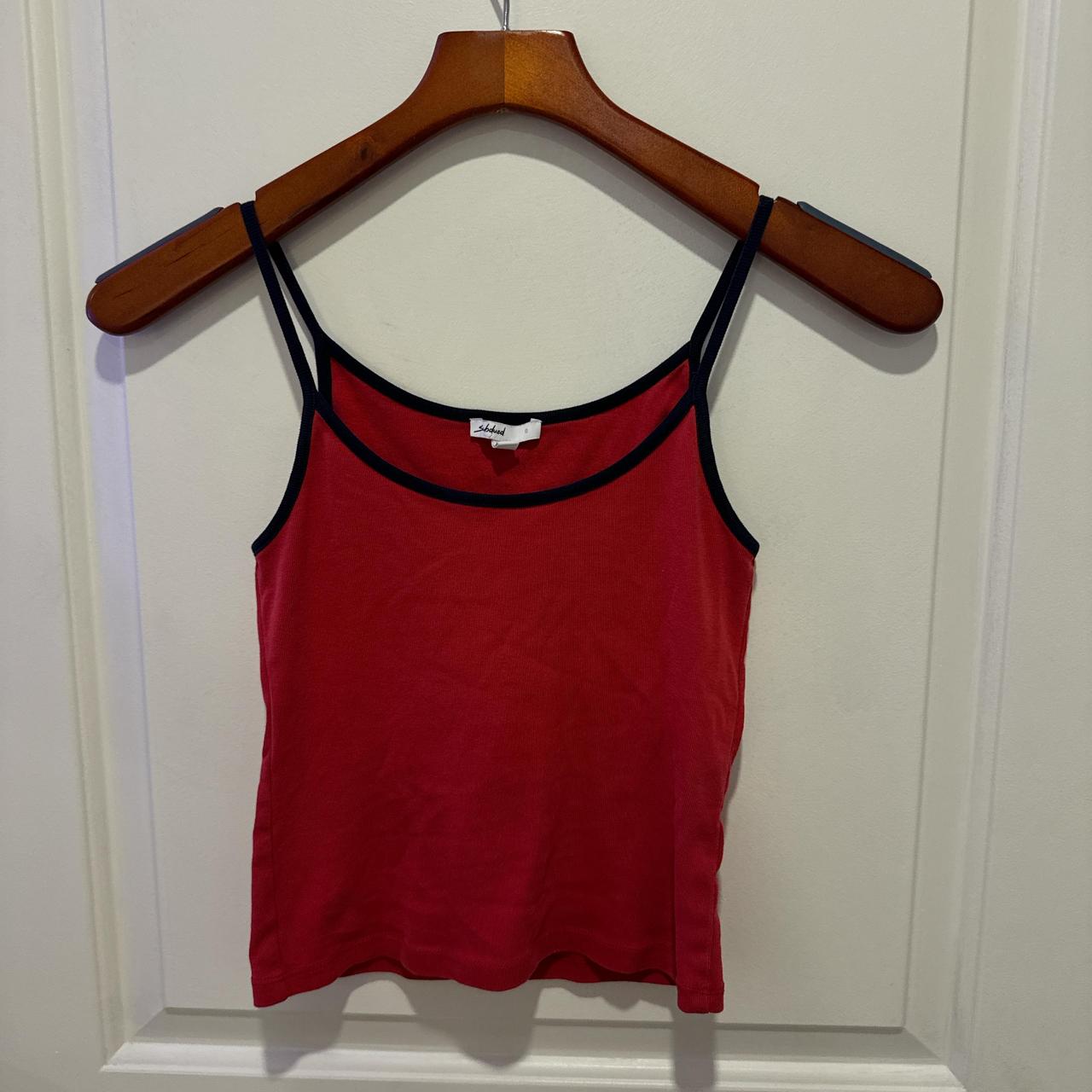 Red subdued tank top - size small #subdued #summer... - Depop