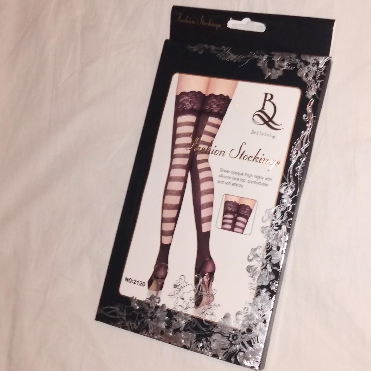 Women's Black Hosiery-tights | Depop