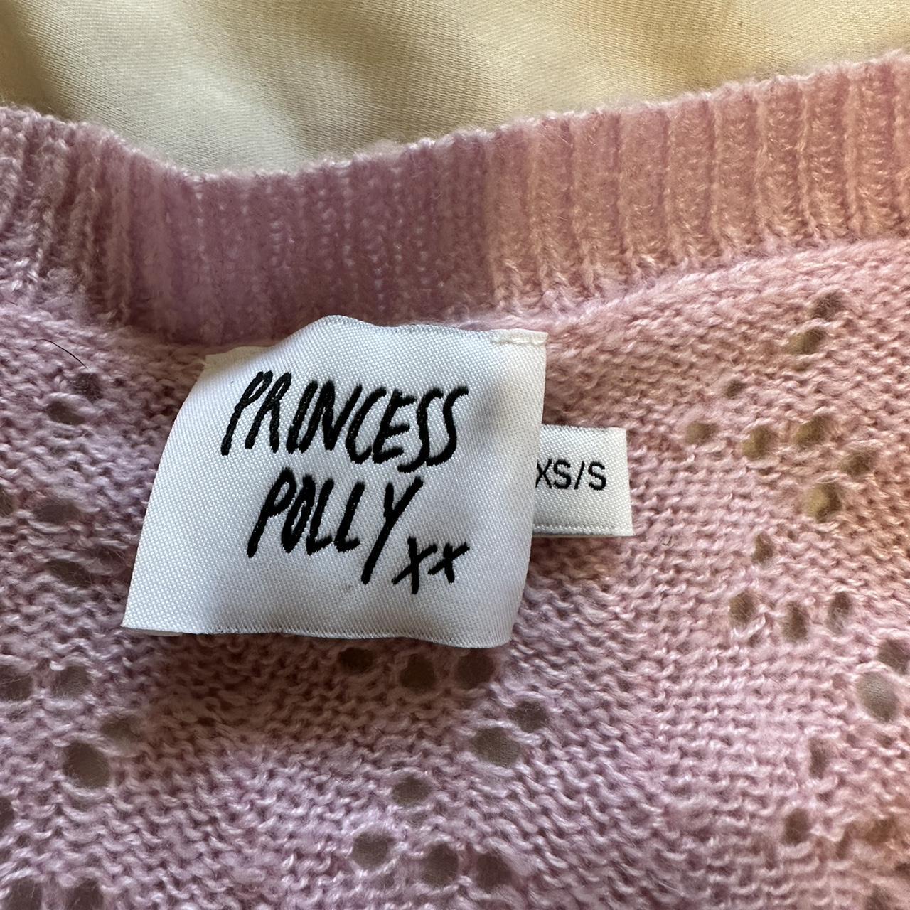 Princess Polly Women's Pink Cardigan Depop