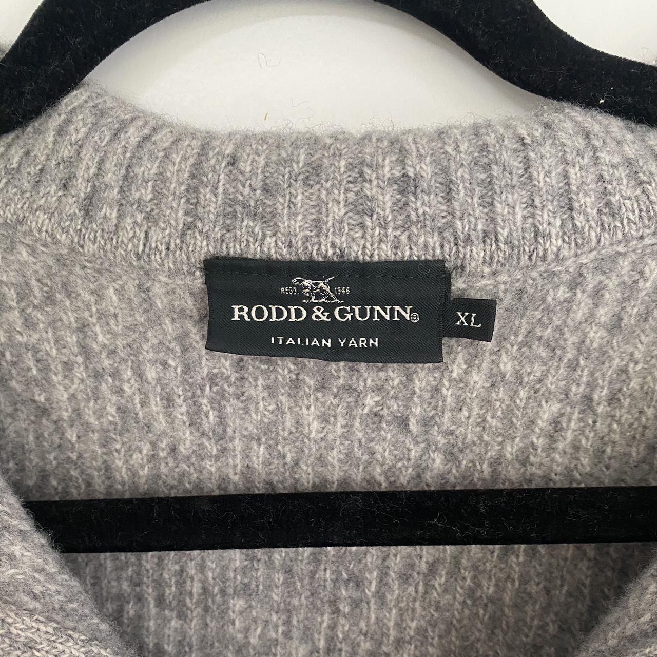 Rodd and Gunn Jumper - Grey wool jumper Size XL -... - Depop