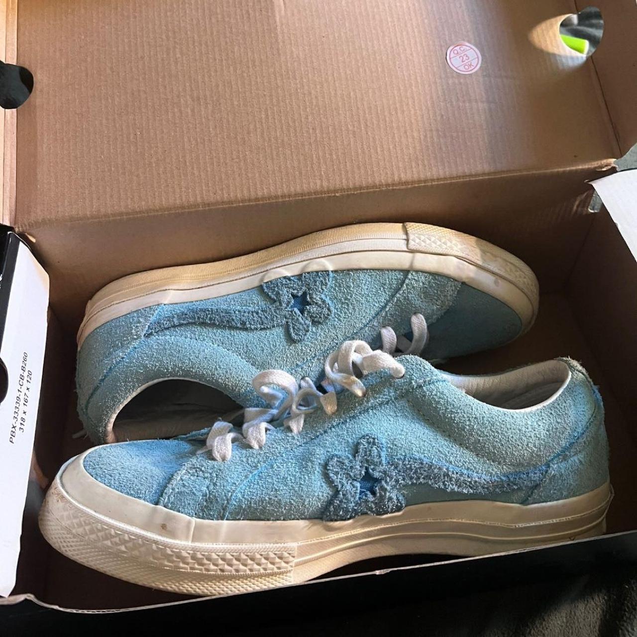 Golf Le Fleur Baby Blue Unos Size US 5 Men’s/7... - Depop