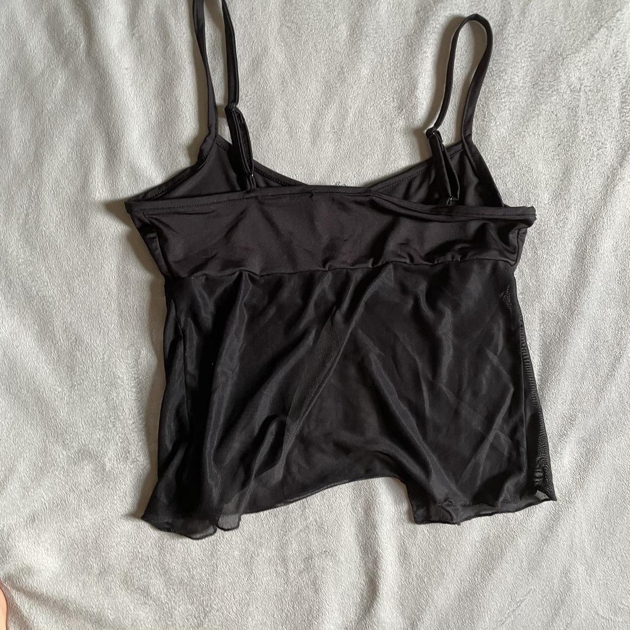 see through cami 🦋 size S Never worn just no tags... - Depop