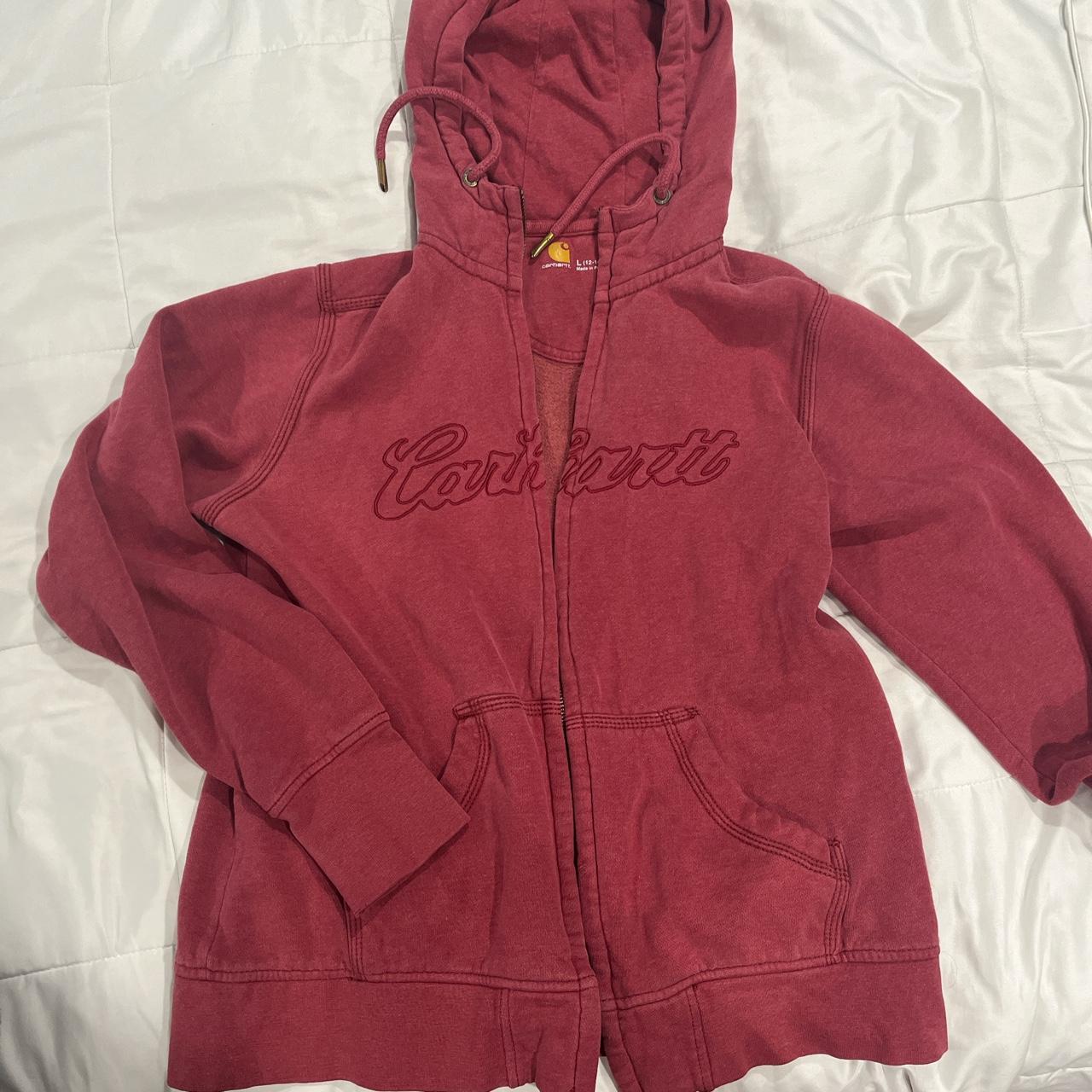 Women's maroon carhartt online hoodie