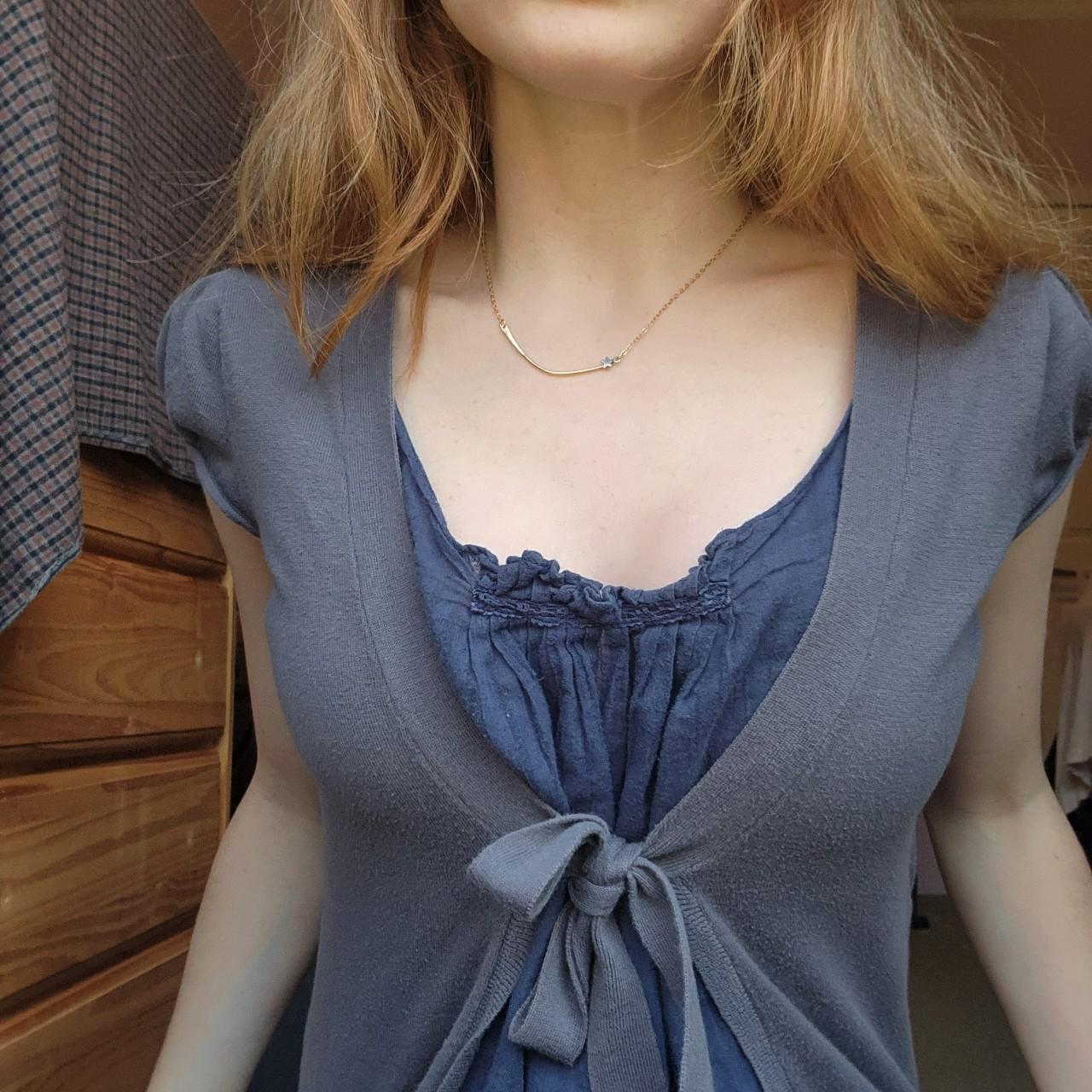 KOOKAÏ Women's Navy and Grey Blouse (3)
