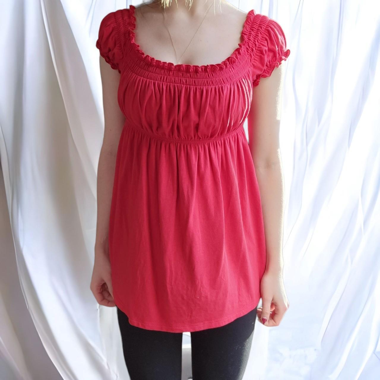 Empire waist peasant clearance top