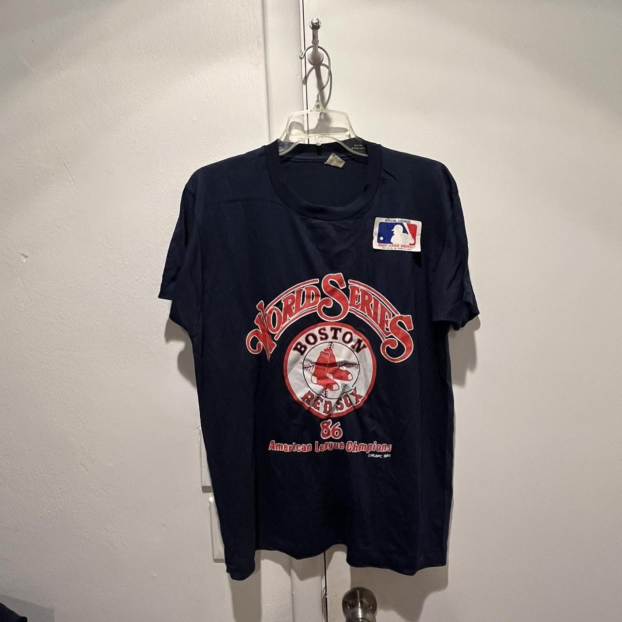 Vintage BOSTON RED SOX Jersey Men's T-shirt Size L 