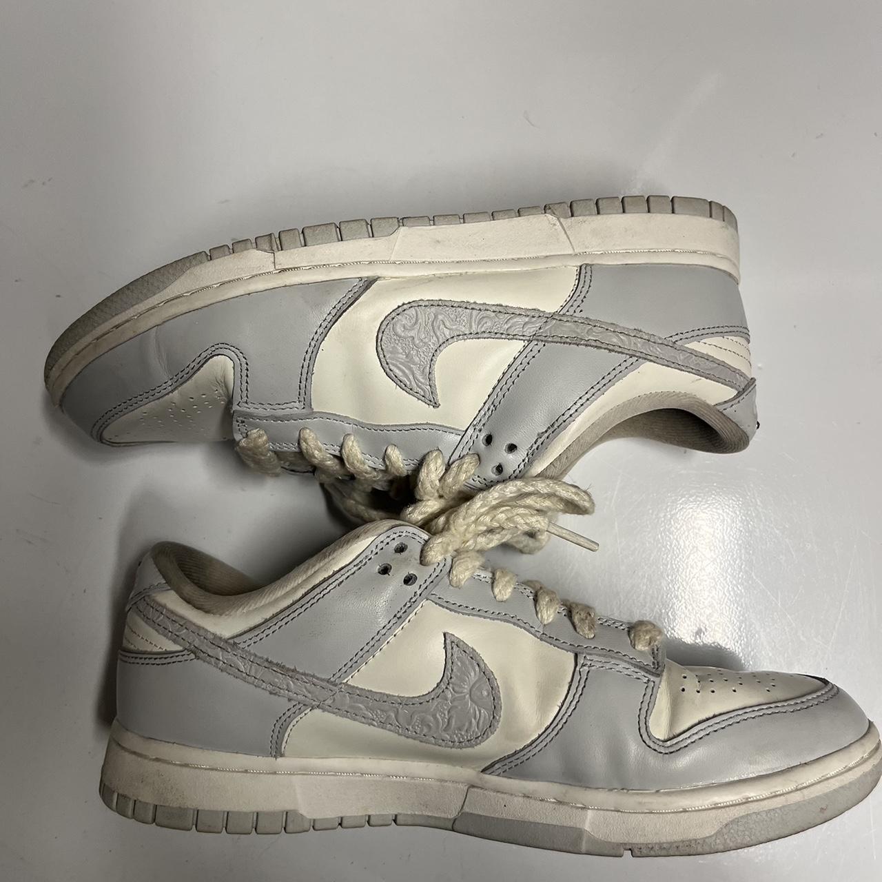 Nike Dunk Low Needlework Grey Sail Tawny FJ4553133... Depop