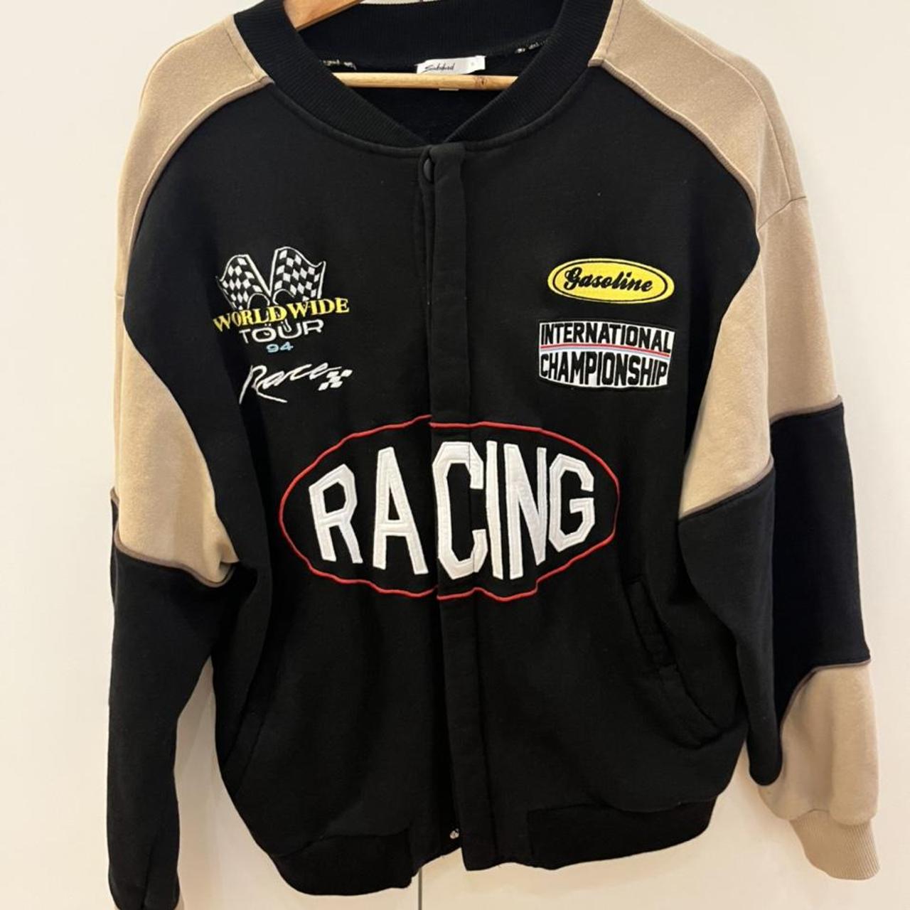 Subdued Racing Bomber jacket vintage style,