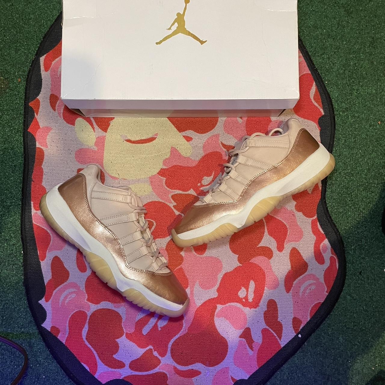 Jordan 11 red gold hotsell