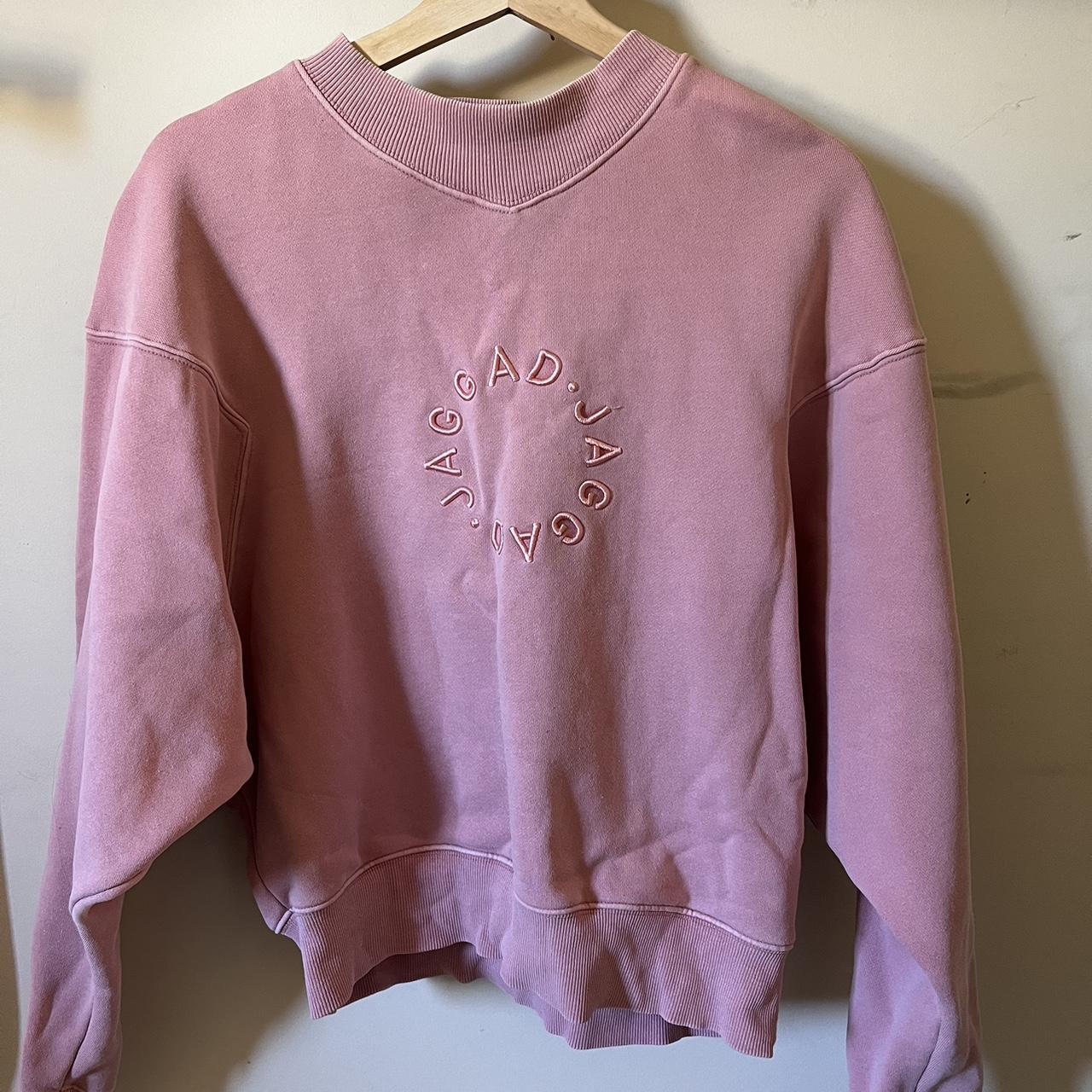 Jaggard Pink Crewneck Jumper Size Small Jaggard Depop