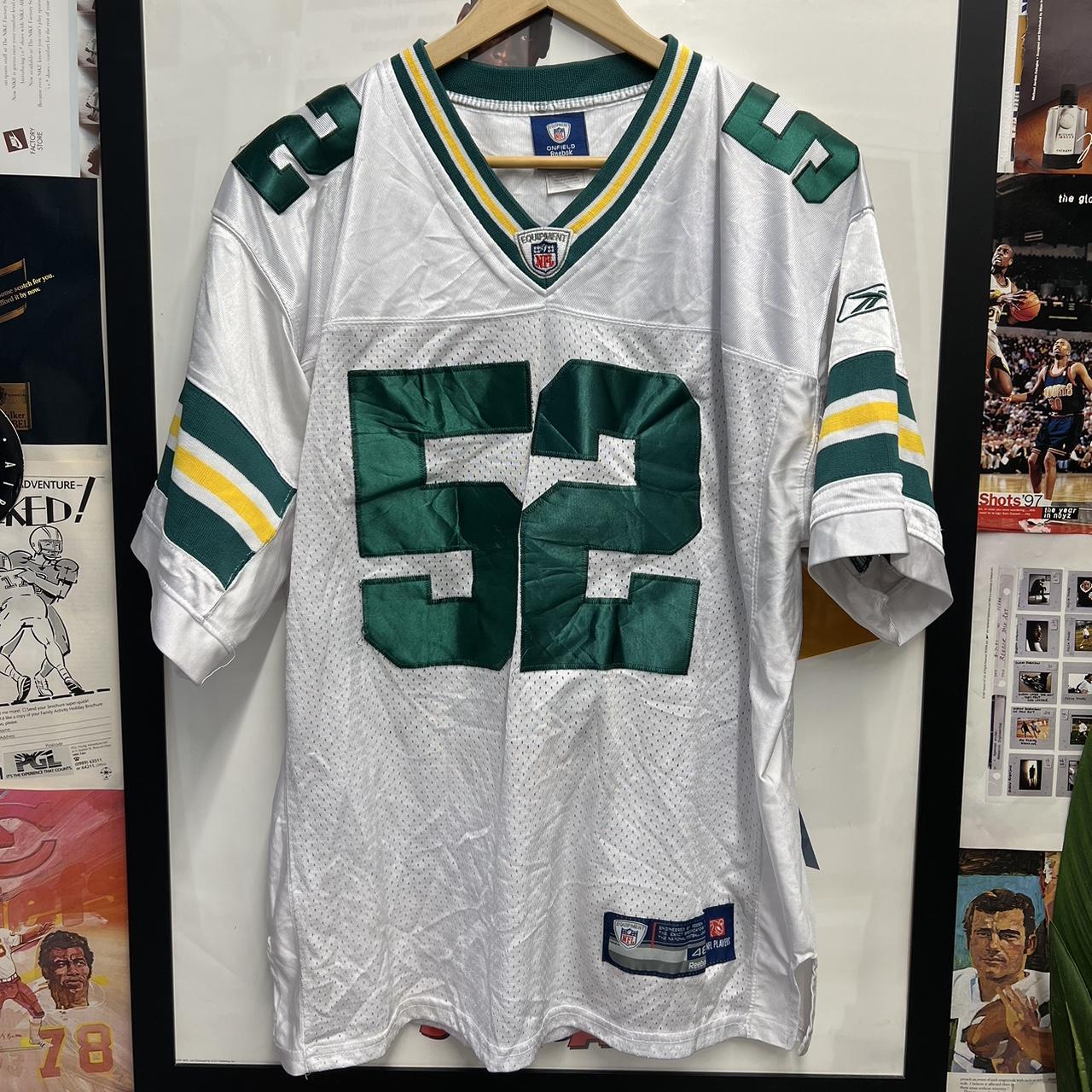 vintage green bay packers baseball jersey  - Depop