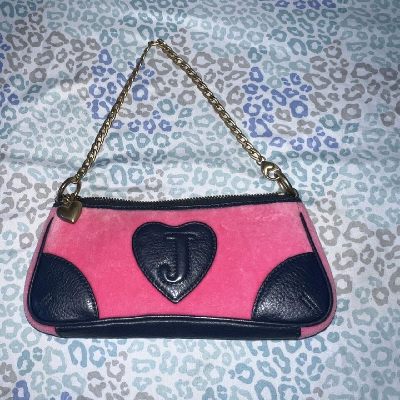 Super Rare Vintage Pink Juicy Couture Purse Handbag Depop